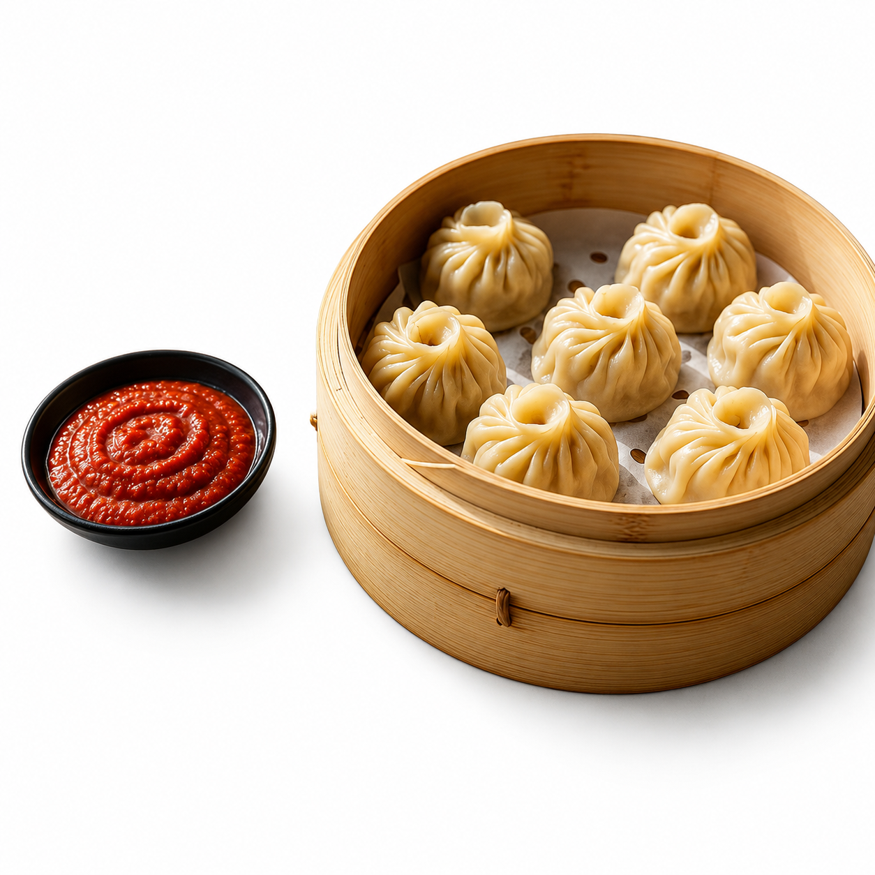Chicken Momo Steam